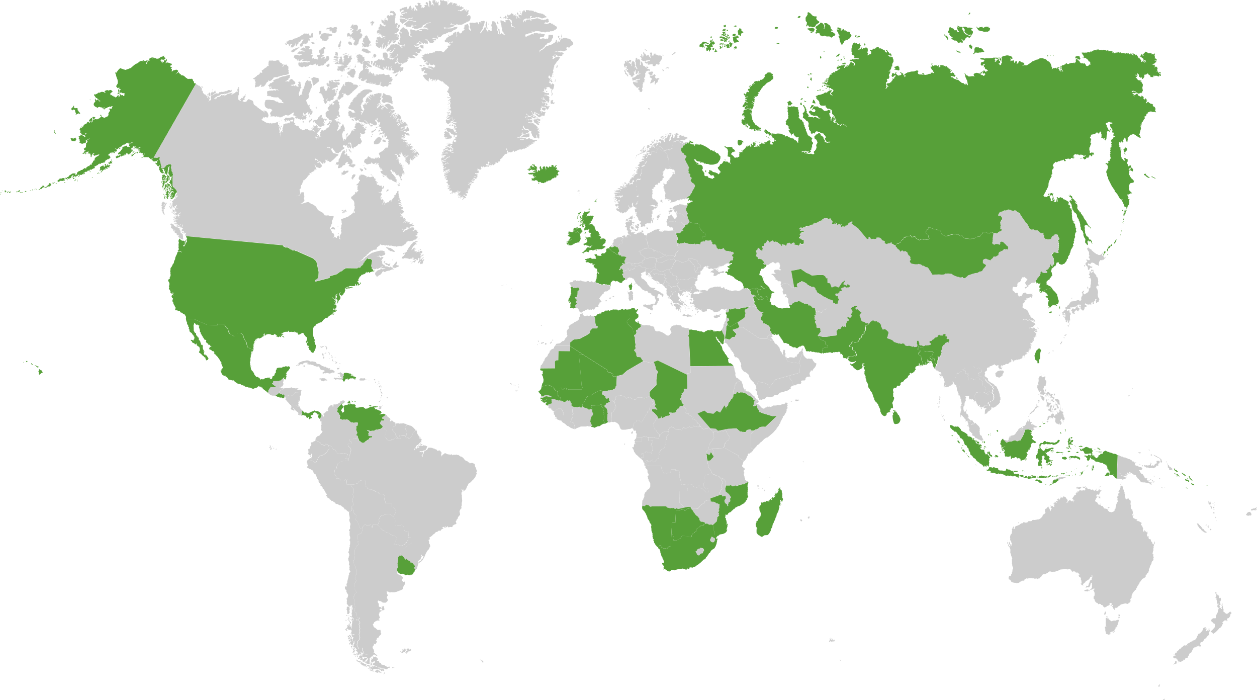 Color World Map