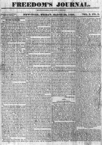 Today in Media History: The first African-American newspaper, Freedom's ...