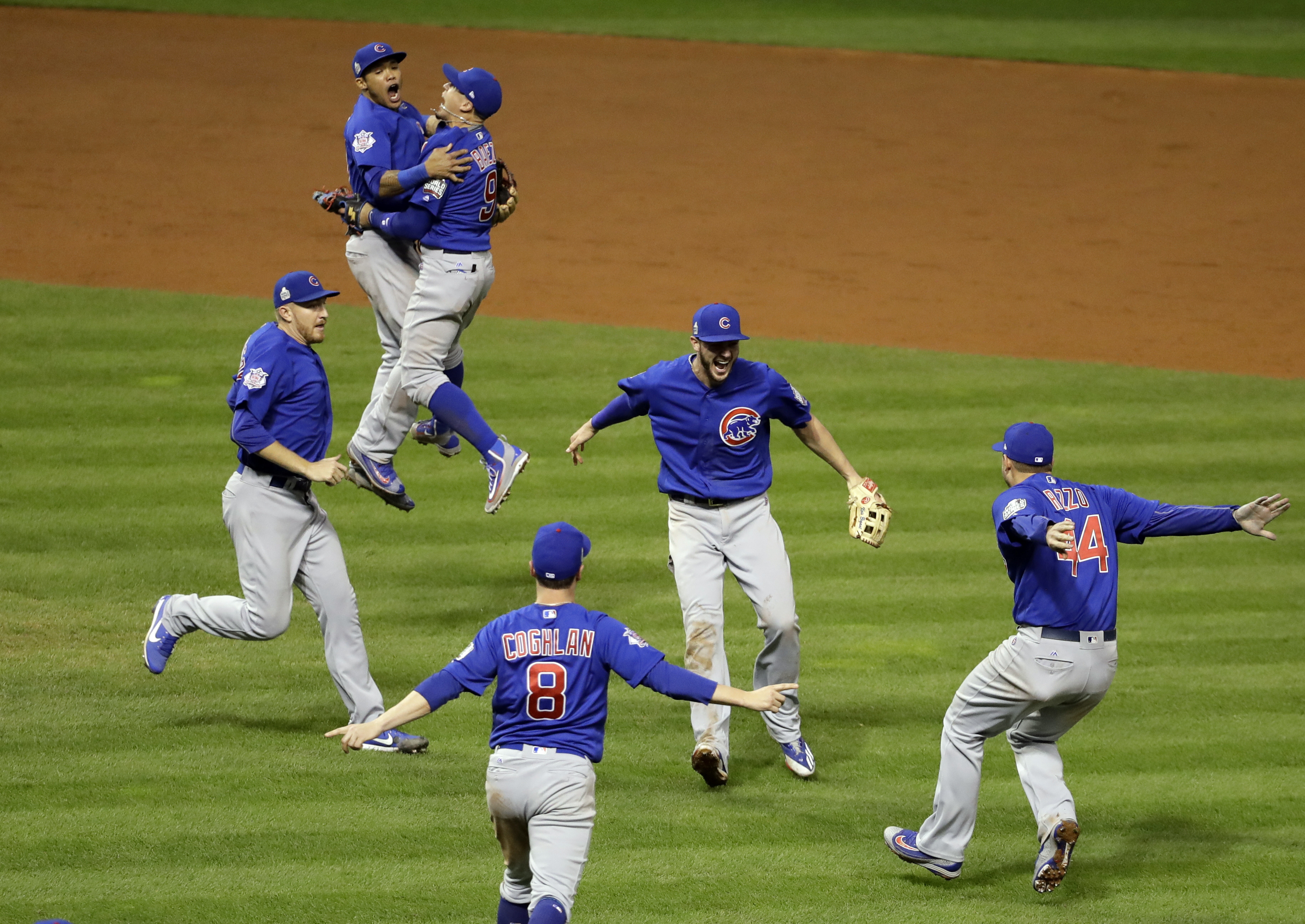 Chicago Cubs celebrate winning the World Series at massive rally