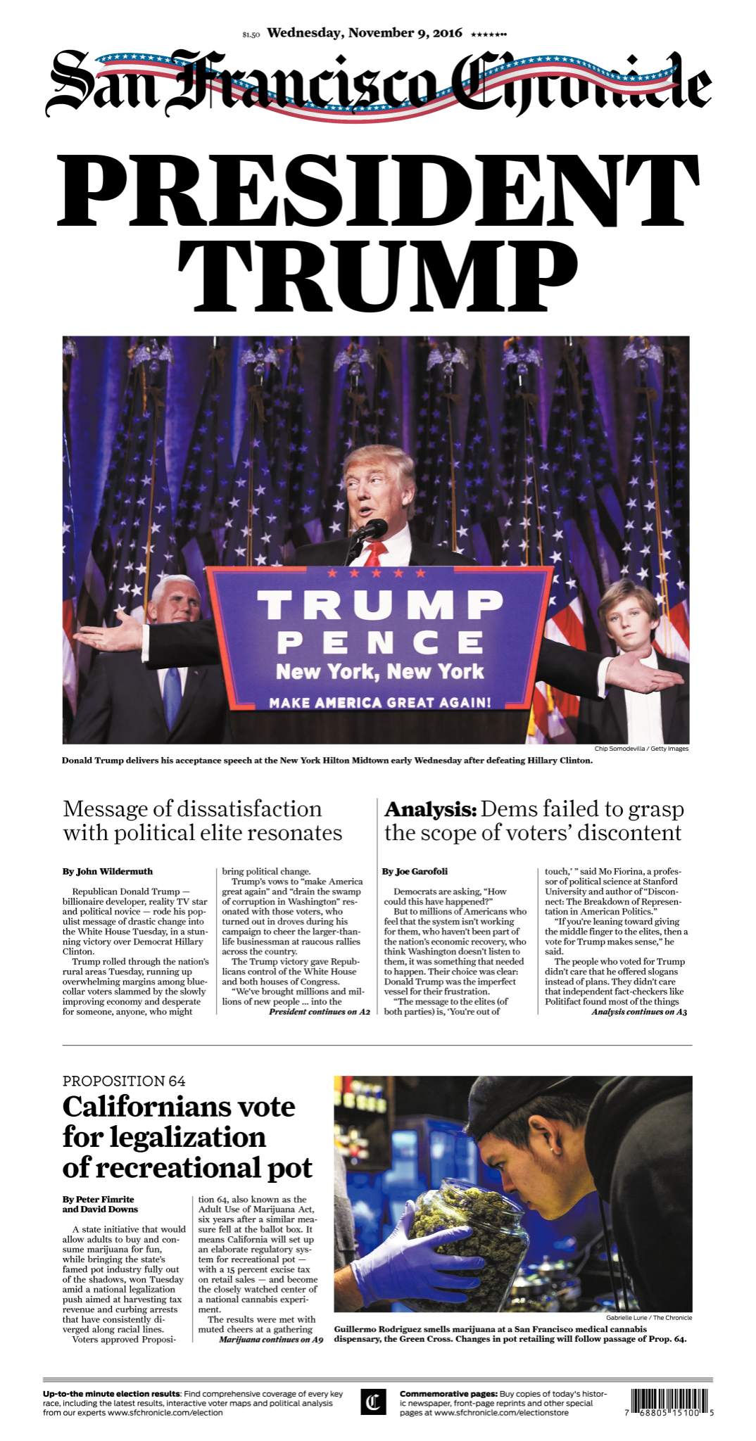 Front pages from all 50 states on Trump's win: 'Believe it' | Poynter