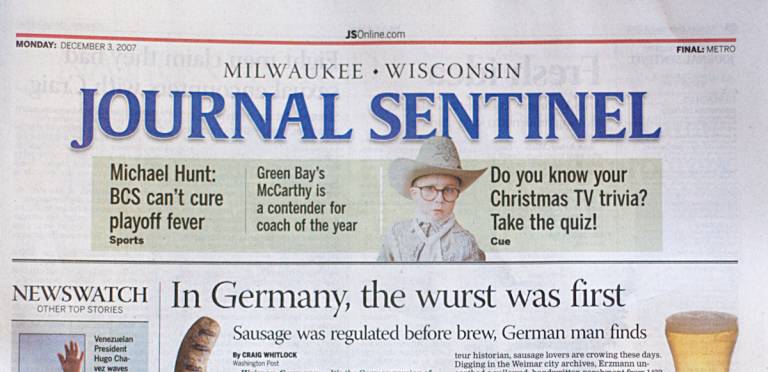 milwaukee journal sentinel archives search