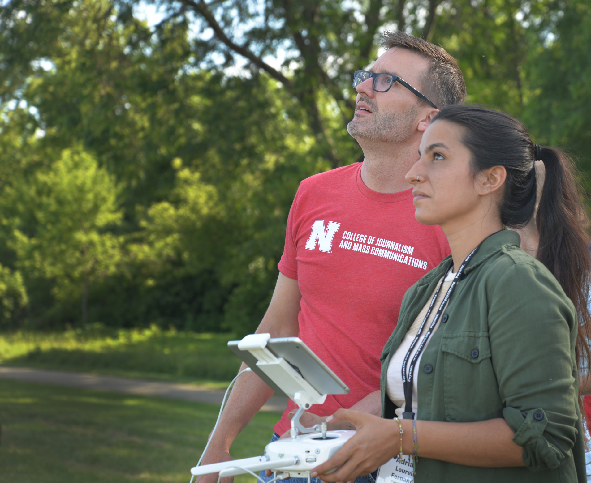 Matt Waite, Drone Journalism Lab founder, teaching at the Poynter Drone School in Madison, Wisconsin. 