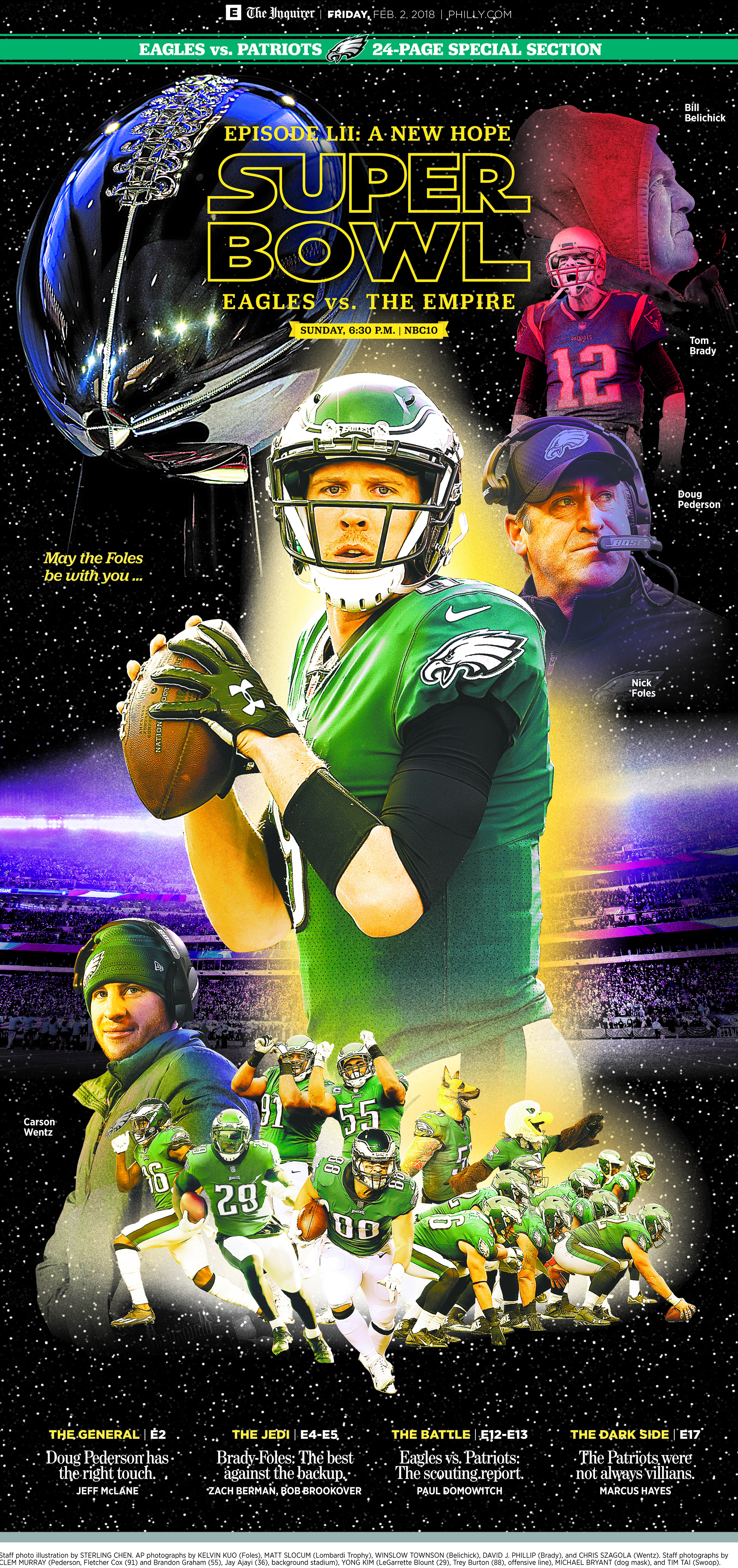 Eagles-Patriots Super Bowl 2018: Get our Star Wars-themed special