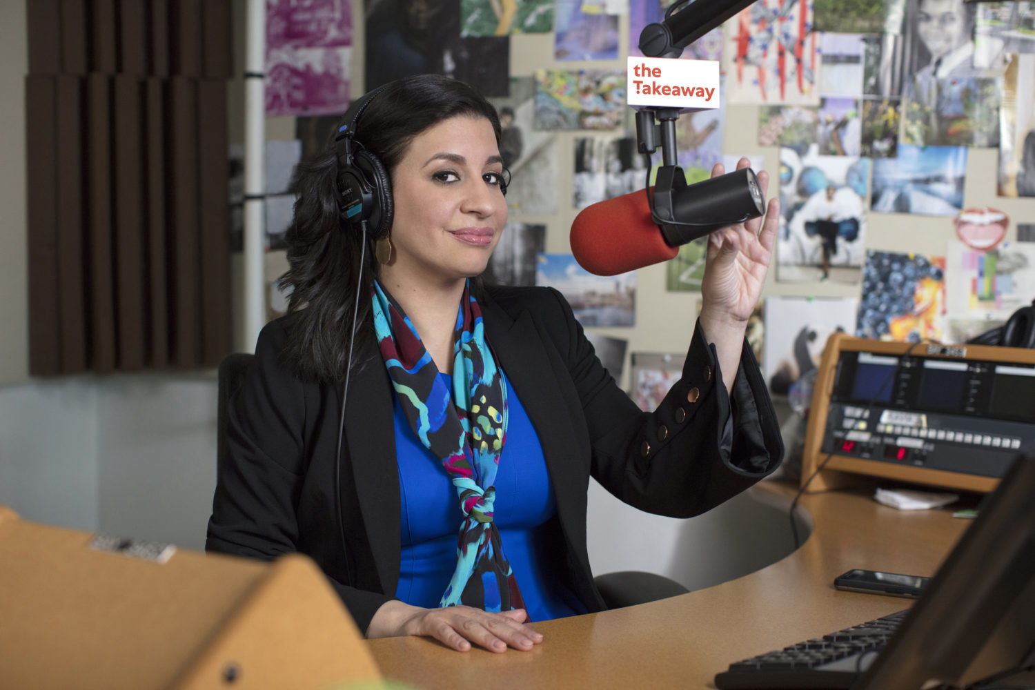 Tanzina Vega in studio (Photo by Matthew Septimus)