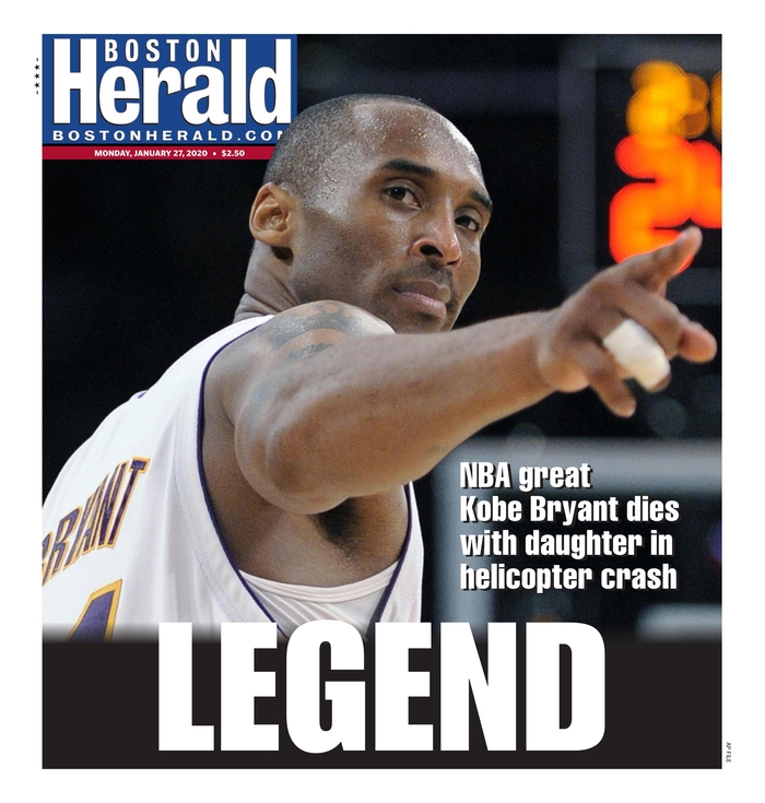 Remembering Kobe Bryant Across America's Front Pages - Poynter