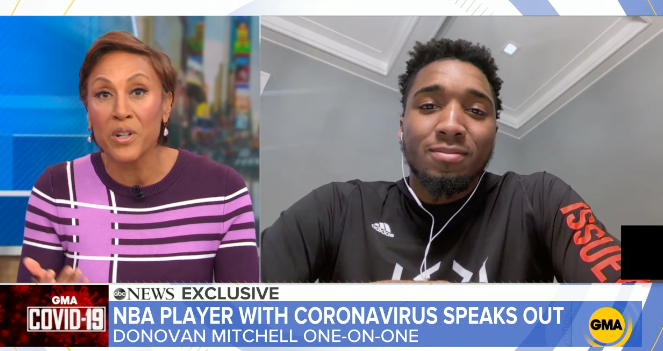 Donovan Mitchell tests positive for coronavirus - ESPN