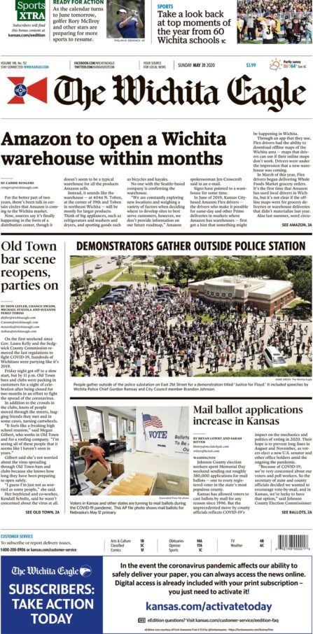 In nearly every state, front pages capture outrage after George Floyd's ...