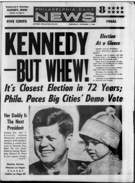 Front Pages From The Last 100 Years Of Us Presidential Elections Poynter 