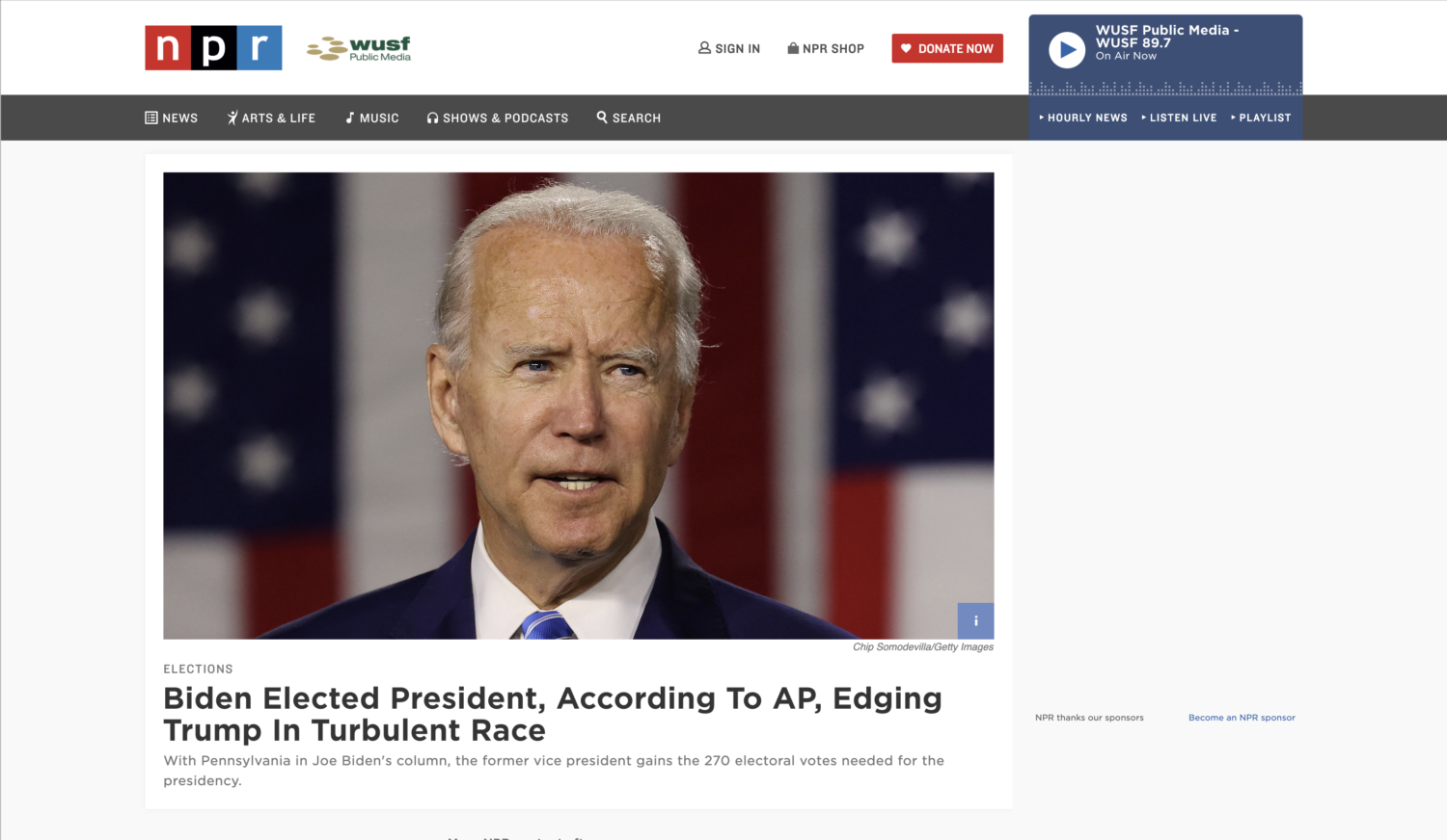 How they called it: Joe Biden's presidential victory in headlines - Poynter