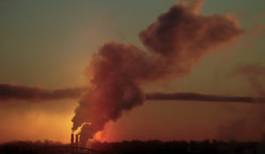 A plant that generates steam for downtown buildings is silhouetted against the morning sky as the temperature hovers at -9 degrees Fahrenheit Tuesday, Feb. 16, 2021, in Kansas City, Mo. (AP Photo/Charlie Riedel)