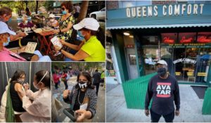 This summer, journalist Mitra Kalita launched a newsletter, Epicenter-NYC, to serve her neighborhood during the pandemic. Early this year, she co-founded URL Media, a network of Black and Brown media organizations. (Images via Instagram)