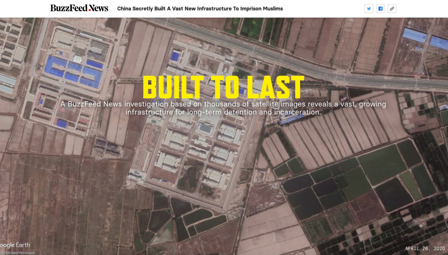 Buzzfeed News Wins Its First Pulitzer Prize For Series On Chinas Mass Detention Of Muslims