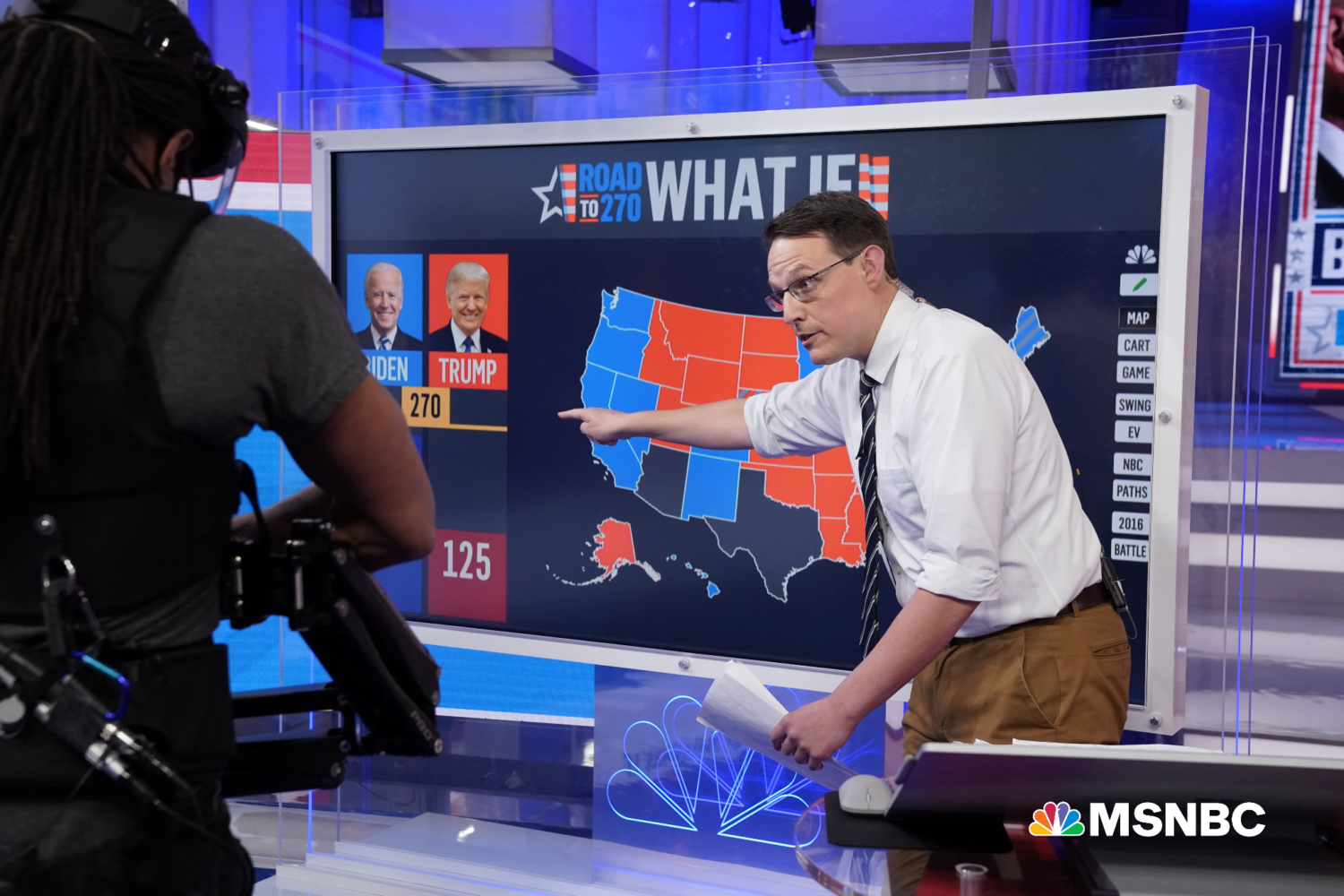 Behind the scenes with MSNBC s Steve Kornacki who s helping save