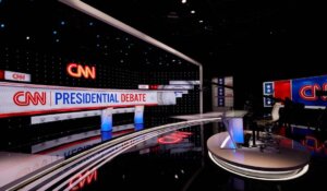 The Atlanta studio where tonight’s CNN presidential debate will take place. (Courtesy: CNN)