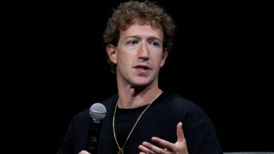 Mark Zuckerberg, chief executive officer of Meta, during a conference on July 29, 2024, in the Colorado Convention Center in downtown Denver. (AP Photo/David Zalubowski)