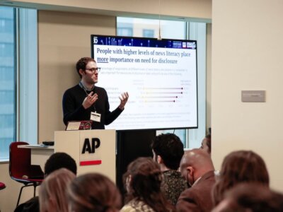 Benjamin Toff, director of the Minnesota Journalism Center and associate professor at University of Minnesota, partnered with Poynter to study how audiences feel about AI. (Courtesy: Keith Hughes)