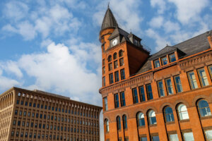 The Review Building, which houses the offices of the Spokesman-Review, in Spokane, Wash., in an undated photo. (Mark Agnor/Shutterstock)